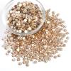 Beadsland Flatback Rhinestones Bulk,14400pcs Gold Rhinestones for Nails Crafts Clothes DIY Decoration, Golden Shadow, SS20, 4.6-4.8mm view 4