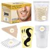 Nose Wax Kit Men and Women with 30 Applicators (20-30 Uses), Nose Hair Wax Kit for Nose & Ear Hair Removal, Painless & Fast, Long-Lasting Results Up to 5 Weeks (120g Nose Wax) view 1