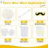 Nose Wax Kit Men and Women with 30 Applicators (20-30 Uses), Nose Hair Wax Kit for Nose & Ear Hair Removal, Painless & Fast, Long-Lasting Results Up to 5 Weeks (120g Nose Wax) view 2