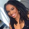 0.6 cm Width 14 Inch 30 Strands Human Hair Loc Extensions, Natural Black 100% Full Handmade Permanent Real Human Hair Dreadlock Extensions for Women/Men/Kids Can Be Dyed Bleached Curled Twisted view 1