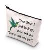 BDPWSS Hummingbird Makeup Bag Hummingbird Memorial Gift Sometimes I Just Look Up Smile And Say I Know That Was You Gift (That was you Hummingbird) view 1