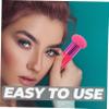 KALLORY 3pc Mushroom Head Makeup Sponge Set Non Latex 10.5cm for Sponges Cosmetics Pouch Random Color view 4