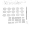 31pcs Metal Stickers for Eyeshadow Palette Set, Empty Eyeshadow Makeup Palette, Metal Stickers Colorful Empty Palette Sticker for Eyeshadow Palette Set (15Pcs Round + 15Pcs), Wholesale Business view 2