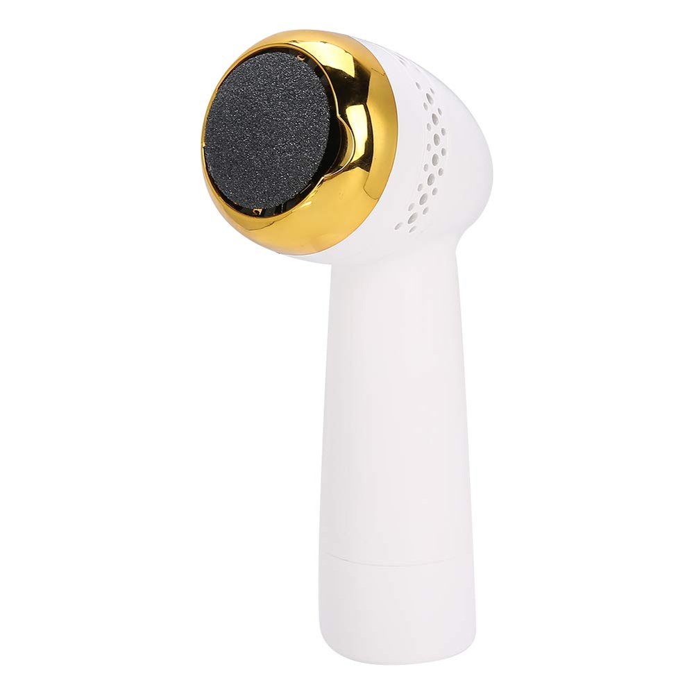 Electric Foot File Grinder, Dead Skin Foot Callus Remover Pedicure Heel Machine, Foot Care Pedicure Tool for Dead Skin (Gold)