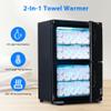 ZeHuoGe 46L Towel Tool Warmer Cabinet Micro-Computer Temperature Control Removable Tray, for Home, Massage, Spa, Hotel, Salon (Black) view 2