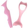 Beavorty 2pcs Silicone Eyeliner Stencils Winged Tip Eyeliner Aid Eyebrow Pencil Stencil Reusable Applicator Guide Tool Smoky Eyeshadow Makeup Tool Kit view 1