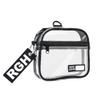 Rough Enough Clear Quart Size TSA Approved Toiletry Bag Small with Keychain for Travel Size Toiletries view 1