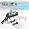 Rough Enough Clear Quart Size TSA Approved Toiletry Bag Small with Keychain for Travel Size Toiletries view 2
