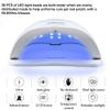 LilRoot 120W LED Nail Lamp UV Polish Dryer with 4 Timer Setting Automatic Sensor Curing Lamp for Resin Curing for Hands and Feet (White) view 3