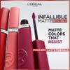 L'Oreal Paris Infallible Matte Resistance Liquid Lipstick, up to 16 Hour Wear, Wine Not 500, 0.16 Fl Oz view 2