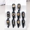 HNUIX Nail Charms and Gems - Gold Copper Zircon, Multiple Shapes 3D Dangle, Metal Jewelry Rhinestones for Nails (20pieces C Set) view 4