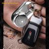 Mini Men's Rotating Electric Shaver, Beard Trimmer, Type-c Rechargeable Long Endurance Business Travel Portable, Hanging on The Key Chain, Holiday Gift, face Cleaning (Silvery) view 2
