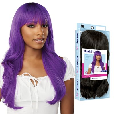 Sensationnel Dashly Wig - Unit 13 Non Lace Cap Ready to Wear Ear to Ear Lacepart Synthetic (2 DARKBROWN)