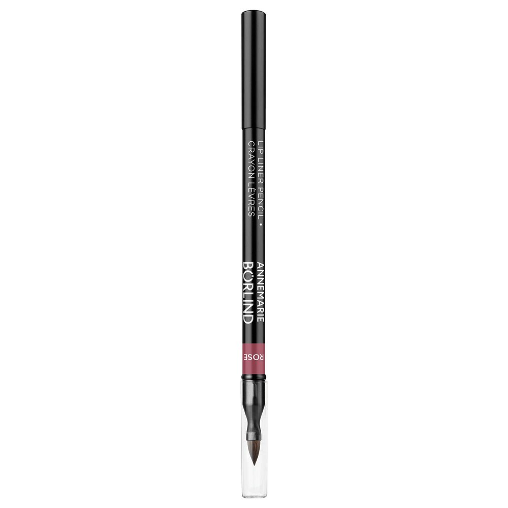 ANNEMARIE BRLIND Natural Lip Liner Pencil Rose (.03 fl oz) - Smooth and easy to blend for precise application, Vegan