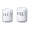 ZHIVIQ Cream Jar Vacuum Bottle, 15/30/50ml Airless Pump Bottles Portable Lotion Dispenser, Makeup Lotions Creams Travel Emulsion Container Push Down Pump Cosmetic Sample Dispenser (50ml+30ml,2Pcs) view 1