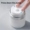 ZHIVIQ Cream Jar Vacuum Bottle, 15/30/50ml Airless Pump Bottles Portable Lotion Dispenser, Makeup Lotions Creams Travel Emulsion Container Push Down Pump Cosmetic Sample Dispenser (50ml+30ml,2Pcs) view 3