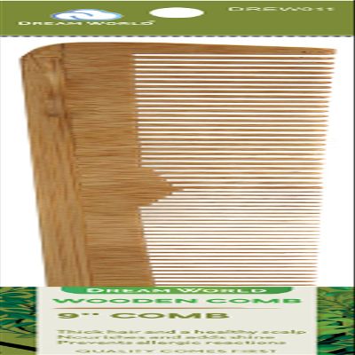 Dream World Wooden 9" Comb DREW011 (Pack of 3)