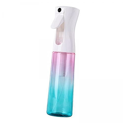Jojomis 2xContinuous Spray Mist Water Bottle Fine Pressurized Gradient Pink Blue