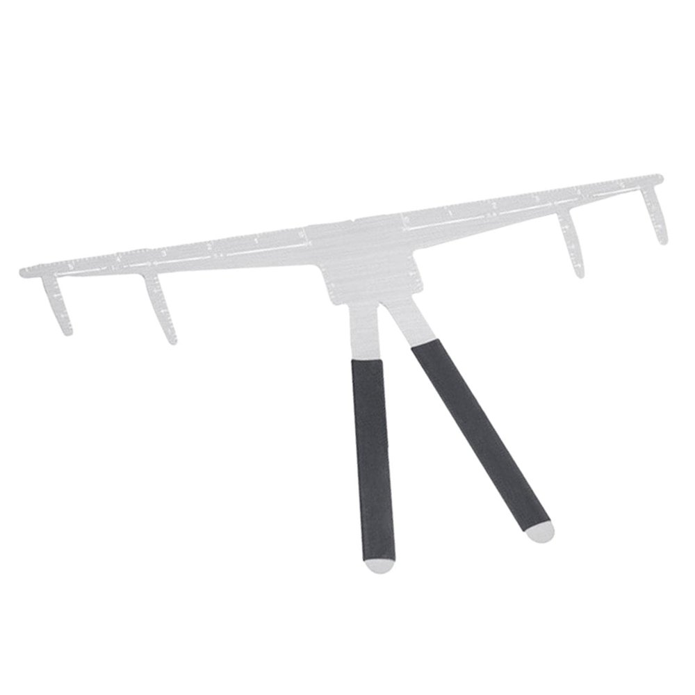 Jojomis Stainless Steel Tattoo Eyebrow Ruler Measure Ruler,Three-Point Positioning,Supplies Tool for Eyebrow Measuring Positioning Shaping