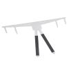 Jojomis Stainless Steel Tattoo Eyebrow Ruler Measure Ruler,Three-Point Positioning,Supplies Tool for Eyebrow Measuring Positioning Shaping view 1