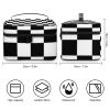 Makeup Bag, I Bleed Racing Check Black White Checkered Custom Travel Cosmetic Bag Makeup Organizer Case Large Capacity Portable Zipper Toiletry Bag Travel Organizer Accessories view 2