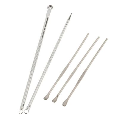 Jojomis 5pcs Blackhead Pimple Blemish Extractor Remover