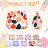 Buryeah 9 Pcs Mini Makeup Bag for Purse Cosmetic Bag Small Pouches Waterproof Travel Lipstick Organizer for Women(4.7 x 5.1 Inch) view 2