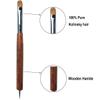 PCAORLEORS Acrylic Nail Brush with 100% Pure Mink Hair and Wooden Handle, Professional Gel French Brush for Acrylic Applying #8,10,12,14,16 (#14) view 3