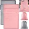Irenare 2 Pcs Self Tan Sleep Sack Lightweight Breathable Tanning Body Self Tanners Sleeping Sac Protect Sheets from Dark Tanner for Bed Travel Sleeping Bag(Pink, Grey) view 1