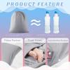 Irenare 2 Pcs Self Tan Sleep Sack Lightweight Breathable Tanning Body Self Tanners Sleeping Sac Protect Sheets from Dark Tanner for Bed Travel Sleeping Bag(Pink, Grey) view 3