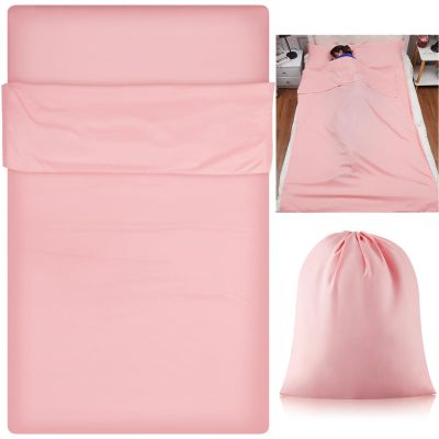 Irenare Self Tan Sleep Sack Reusable Body Self Tanners Lightweight Breathable Tanning Sleeping Sac for Bed Travel Sleeping Bag (Pink)