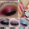 Afflano Glitter Eyeshadow Sparkle Shimmer Eye shadow Makeup, Intense Color Shifting Duo Chrome Eyeshadow, Holographic High Pigmented Multichrome Eye shadow, Chameleon Pink Face Highlighter Makeup view 4