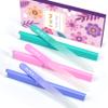 EAONE Crystal Glass Nail File with Case 3 Pack, Double-Sided Etched Fingernail Files for Natural Nails Professional Footnail Care Tool, Stocking Stuffers for Women Girls Gifts view 1