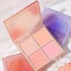 Ymiko Metallic Powder Blush Palette - Soft Pink, All-Day Wear, Velvet Finish, Face Contouring, Build-Your-Own Look view 3