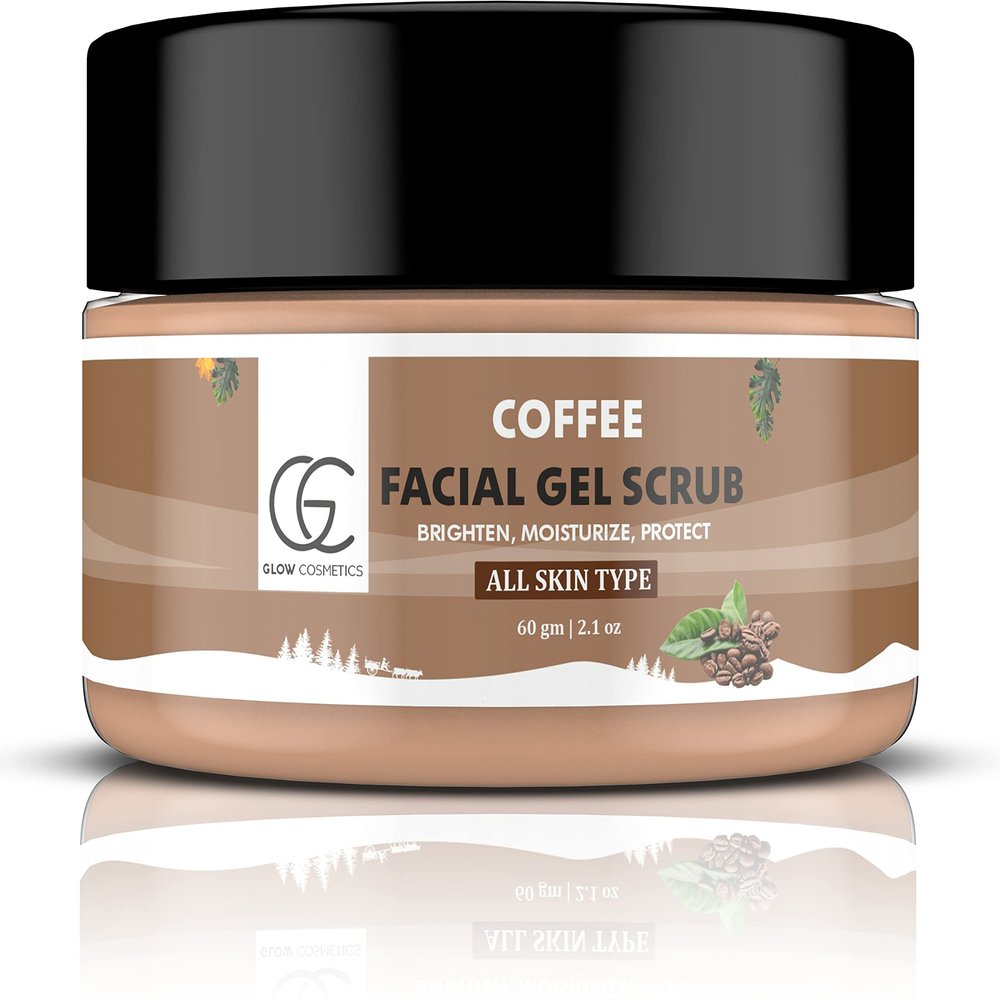 GLOWCOSMETICS Coffee With Aloevera,Walnut Beads Gel Scrub- Romoves The Dirt Impurities