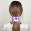 Sufermoe 12 Pcs Satin Silk Hair Scrunchies, Light Purple (4.5 Inch) Soft Hair Ties for Women and Girls - Versatile Hair Accessories for Hairstyles, Ponytails, Bows, and Bracelets view 2