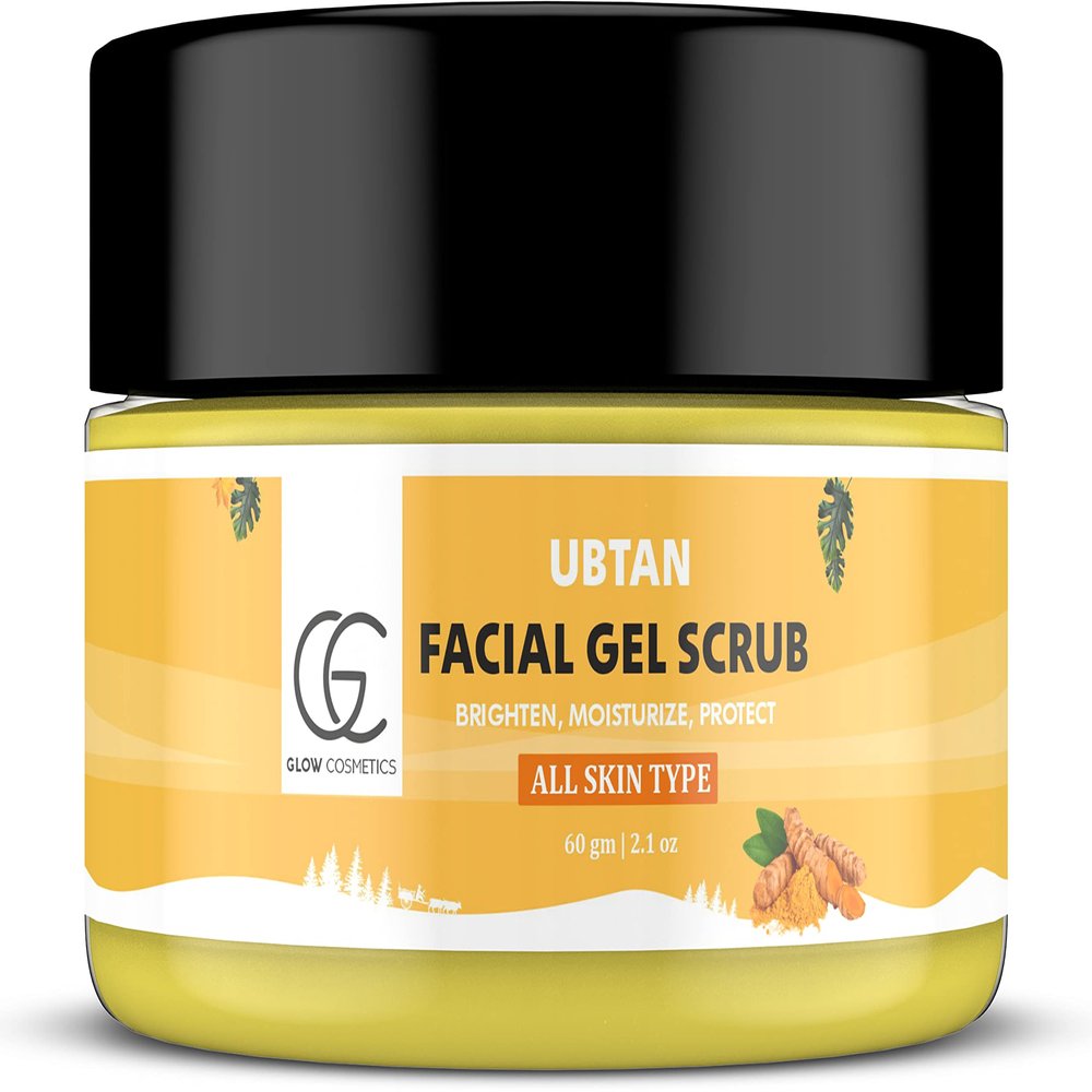 GLOWCOSMETICS Ubtan Gel Scrub-No Harmful Chemicals, Toxins,Mineral Oil, Your Skincare Regime