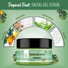 GLOWCOSMETICS Tropical Fruit Gel Scrub-Reduce Dark Spots And Smooth Skin view 3