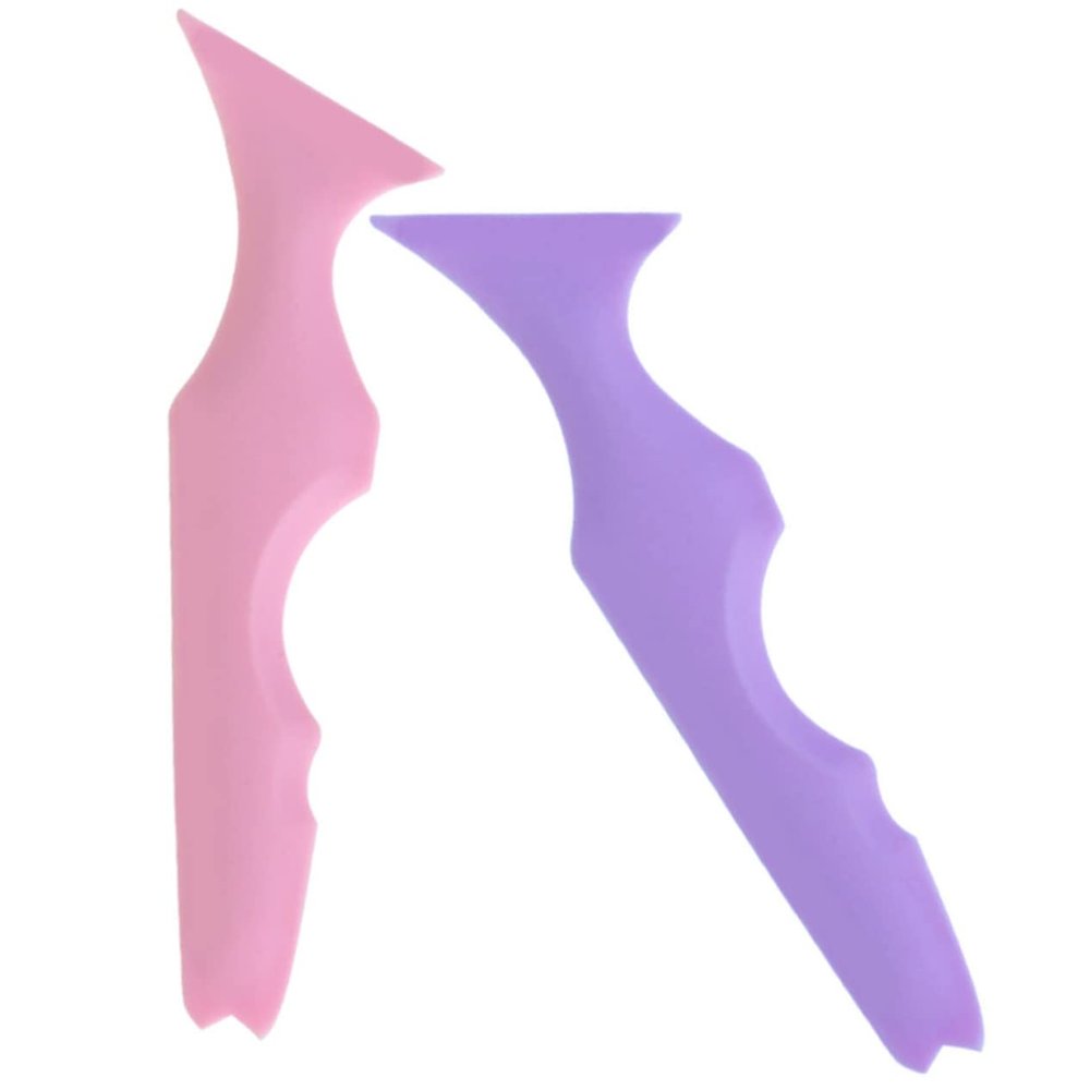 PLAFOPE Ergonomic Makeup Tools Silicone Eyeliner Stencil Lipstick Applicator and Mascara Drawing Aid