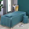 MIPOPS Soft Microfiber Massage Table Sheets Set 4 Piece Set, Spa Salon Bed Cover Solid Color Beauty Bedspreads for Body Physiotherapy Massage(G,185x80cm(73x31inch)) view 2