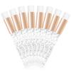 8 pcs Glitter Crystal Lash Extension Cleanser Shampoo Brushes, Peel Off Blackhead Brush Remover Tool,Nose Pore Deep Cleaning Brush For Eyelash Extensions (white) view 1