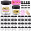 2 oz Plastic Containers with Lids & 8oz Plastic Jars with Lids + 3/5/10/20 Gram 24pcs Sample Containers view 1