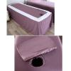 MIPOPS 4-Piece Massage Table Sheet Set, Microfiber Cotton Premium Facial Massage Table Bed Skirt, Protects Massage Table, Reuse, Machine Washable(F,190x80cm(75x31inch)) view 2