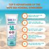 Safe Sea Zinc Oxide Sunscreen SPF50 | Clear Mineral Face Sunscreen | Anti-Jellyfish Sting Protective Lotion | Coral Reef Safe | Travel Size - 2Oz (60ml), Pack of 1 view 2