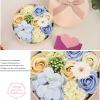 JIUYEKEW Mother's Day Beautiful Flora Scented Flower Bath Soap, DIY Soap Flower Gift Rose Box, Gift for Birthday/Valentine's Day/Teachers' Day (A2) view 3