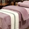 MIPOPS 4 Piece Set Massage Table Sheets Set, 100% Natural Velvet, Includes Massage Table Cover, Massage Fitted Sheet, and Massage Face Rest Cover(Gray,190x80cm(75x31inch)) view 2