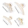 Mehayi 4 PCS Large Pearl Hair Claw Clips for Women Girls, Hair Barrette Clamps for Thick Thin Hair, Fashion Hair Accessories Headwear Styling Tools for Party Wedding view 2