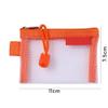 3 PCS Mesh Zipper Pouches,Mini Zipper Pouch, Small Mesh Coin Pouch Purse,Makeup Lipstick Cosmetic Accessories Organizer (B) view 3