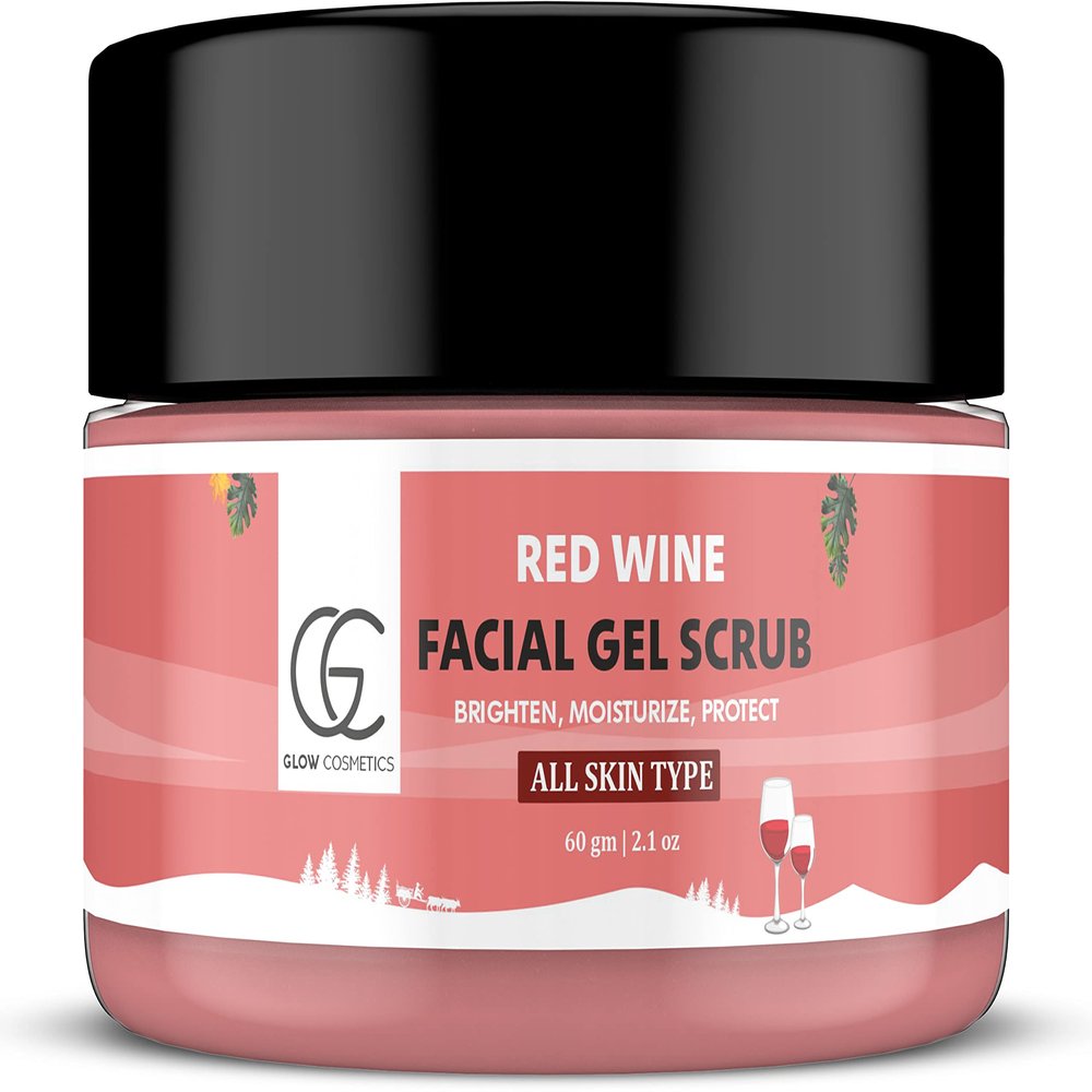 GLOWCOSMETICS Red Wine gel scrub - Skin Appear Brighter And Smoother