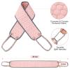 dodiff Exfoliating Back Scrubber for Shower, 38 Inches Back Washer with Handles, Exfoliating Washcloth Body Exfoliator Bath Tool to Scrub Your Body Deeply for Men & Women Exfoliation (Pink) view 4